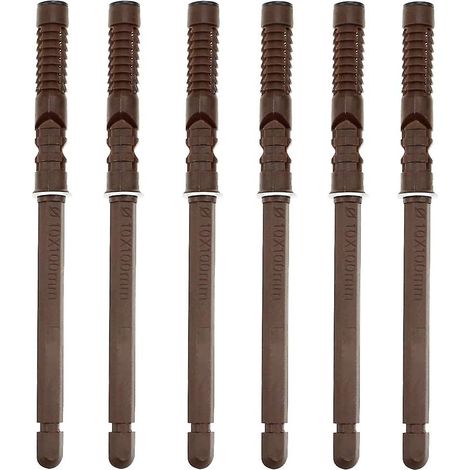 Lot de 6 supports de fixation invisibles pour étagère flottante, 10 x 100 mm, haute résistance. (1/3)