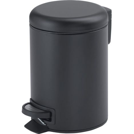 Cubo De Inodoro Redondo De Acero Inoxidable Con Cierre Suave De 5 Litros  Papaya (1/4)