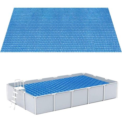 Round pool cover Waterproof solar canopy for sun protection Insulated film with barbs and air bubbles For hot days,260170CM (1/4)
