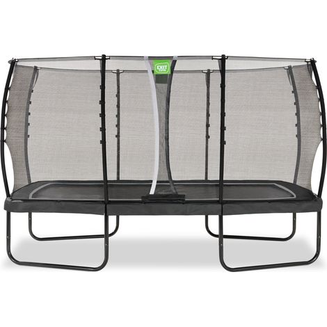 EXIT Allure Classic Trampolin 244x427cm - schwarz