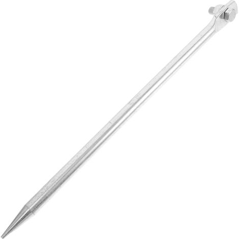 Piquet de Terre Galvanisé 12 MM X 300 MM en Laiton pour Mise à Clôture Électrique et Usage en (1/5)