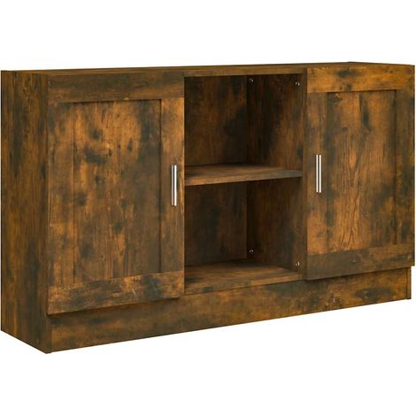Sideboard/Anrichte/Buffet Räuchereiche 120x30,5x70 cm Holzwerkstoff LXWW288830 (1/5)