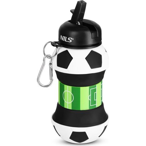 Silikon-Faltbecher 550 ml - Fußball-Design