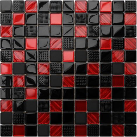 Ilcom mosaico in vetro su rete per bagno e cucina 30 x 30cm - Milan City (1/5)