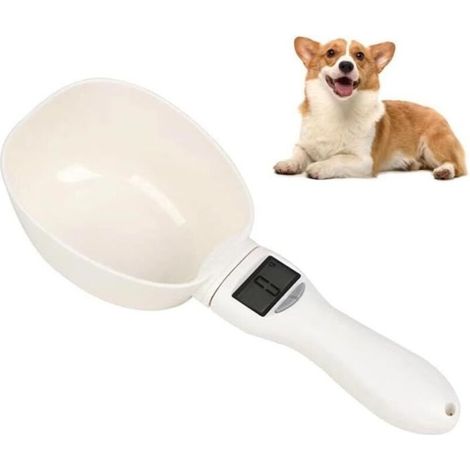 Pet Measuring Spoon, Dog Measuring Spoon, Electronic Measuring Spoon with LCD Screen, Detachable Weighing Spoon (1/4)