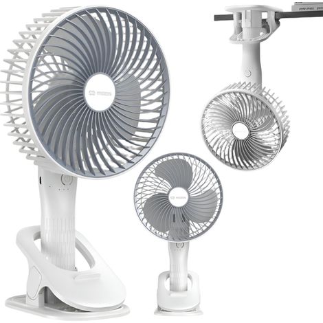 Ventilador inalámbrico Mozos F33 con clip y batería. (1/5)