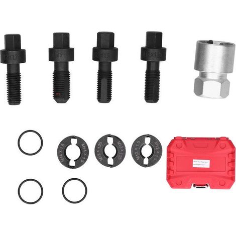 Kit di bulloni di riparazione e regolazione per prigionieri ruota Mercedes, attrezzi di ricambio per la riparazione auto (1/5)