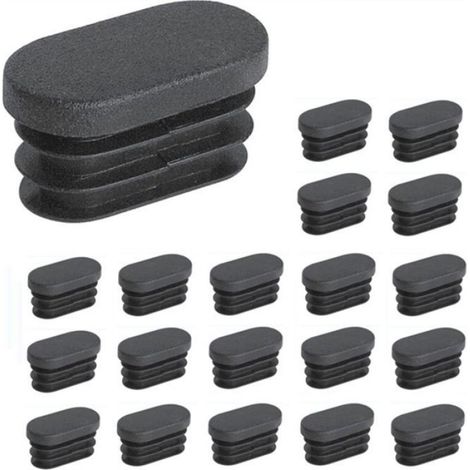 Embouts Pour Tubes - 15 x 30 mm - Pour Pieds De Meubles Et Chaises - En Plastique Antidérapant - Lot De 100 Pièces (1/5)