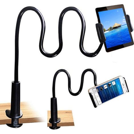 Tablet-Ständer – Flexibler Arm mit verstärkter Klemme – Kompatibel mit iPad Mini Pro Air – Maximale Dicke 75 mm – 1 Stück (1/5)