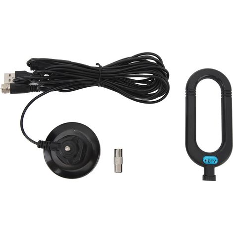 Antenne TV RV 4K 8K 1080P 250 Miles Portée Signal Amplifiée HDTV pour Camping-car Fourgon 5m / 16,4ft (1/5)