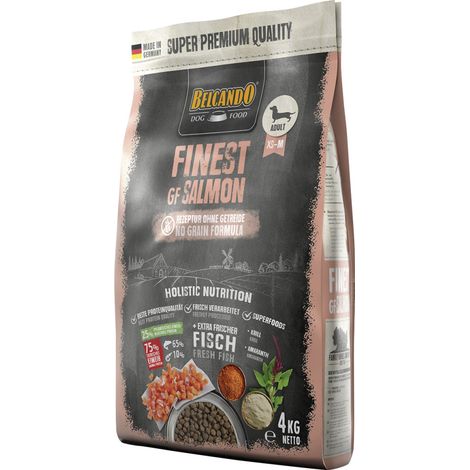Belcando Finest GF Hundetrockenfutter Adult Medium 4 kg Lachs Trockenfutter Hunde