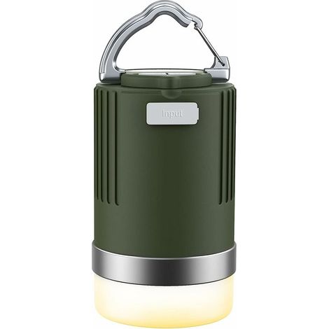Lanterne Camping LED, 15000mAh Lampes Rechargeable avec 4 Modes d'Éclairage, Alimentation de Secours, Imperméable Lumières pour Tente,Pêche, Randonnée (1/5)
