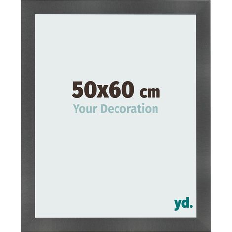 yd. - Cadre photo 50x60 - Noir Mat - MDF - Pisa (1/5)