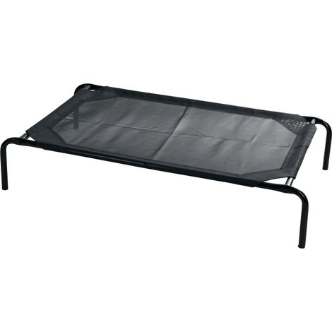 Panier pour Chien, Noir, 130x80x20cm, métal, Polyester, résistant aux intempéries, aux déchirures et aux Rayures (1/3)