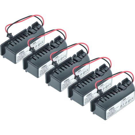 vhbw 5x Battery compatible with Mitsubishi MelServo MR-J3-A4 Servo Amplifier Regulator for Industrial Facilities (2000 mAh, 3.6 V, Li-MnO2)