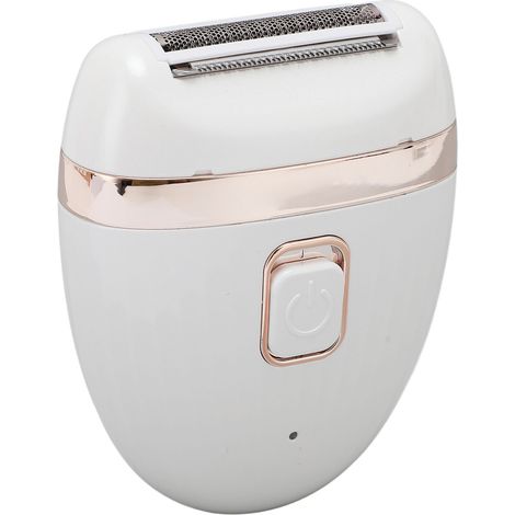 Épilateur électrique rechargeable USB, tondeuse intime résistante à l'eau, appareil d'épilation électrique pour femmes, blanc (1/5)