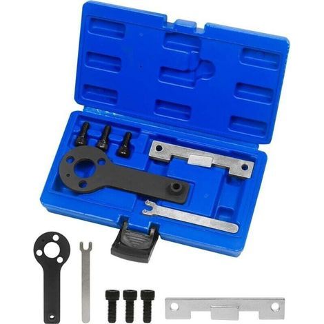 Kit de correa de distribución compatible con Fiat 500, herramientas para correa de distribución, herramientas para árbol de levas para Punto Evo y Panda 1.1, 1.2, 1.4 litros 8V, número de pieza OEM: 3