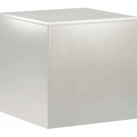 Support de Plante Argenté 40 x 40 x 40 cm Acier vidaXL
