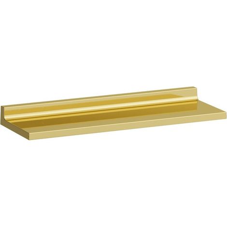 Plateau KARTELL 450 x 155 x 40 mm doré LAUFEN