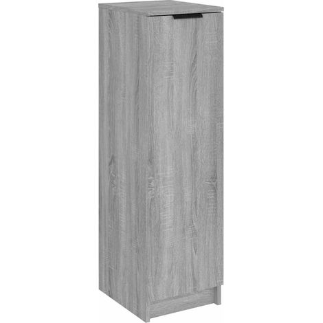Maison Exclusive - Scarpiera Grigio Sonoma 30x35x100 cm in Legno Multistrato