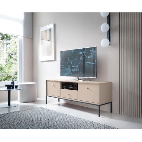 AX LIVING Möbel für TV Domiti 154 cm Breite Modern in Beige