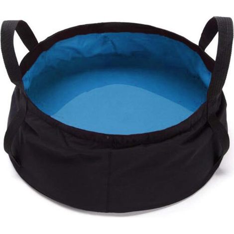 Bassin Pliable Portable Étanche Seau Pliant Camping Extérieur Peche Voyage 8.5 litres (1/4)