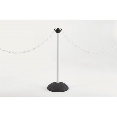 Mottez potelet avec socle en caoutchouc noir pro b347sbc (1/2)
