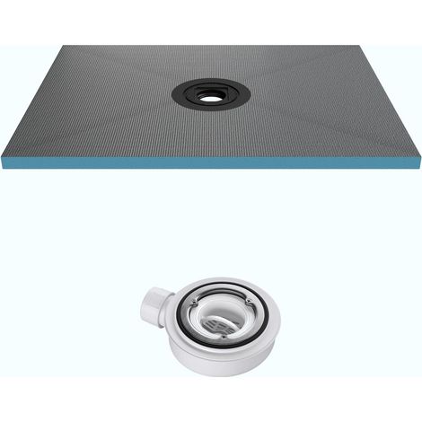Mai & Mai Receveur de Douche à Carreler XPS 80x100cm avec Bonde Recoupable sur Mesure pour Douche (1/5)