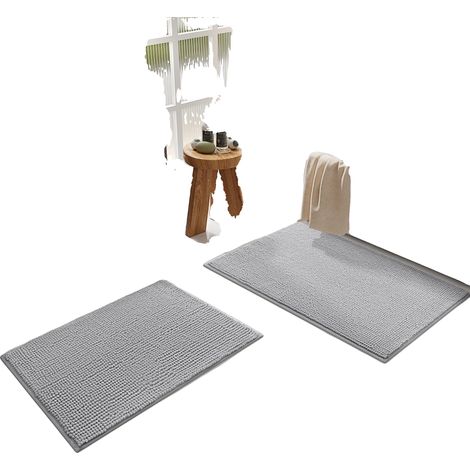 Tappetino da bagno, morbidissimo, ad asciugatura rapida, Gary, 50x80 (1/2)