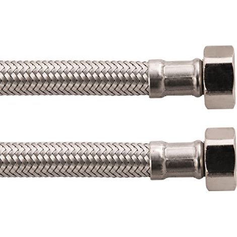 Tubo Di Connessione Sanitaria 300Mm 1/2"X1/2" (1/4)