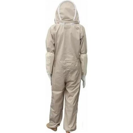 Combinaison Apicole - Visière Haute Transmission - Protection Tête Cou Visage - Taille XL - Hauteur 175-185 cm - Avec Gants Anti-Abeille (1/3)