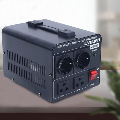 Convertidor de tensión 2000W, transformador 110V a 230V / 230V a 110V, convertidor AC (1/5)