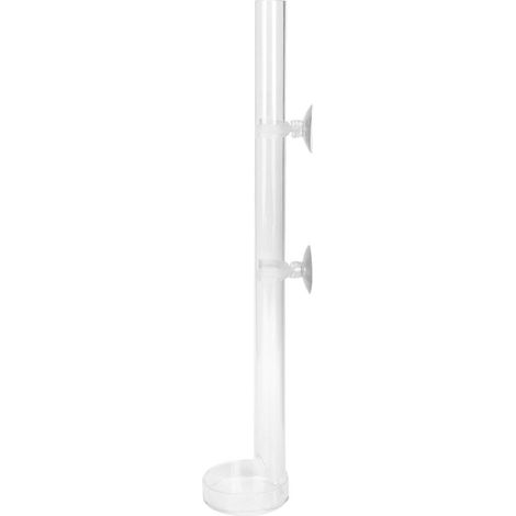 Tube d'alimentation en acrylique Transparent et Durable pour Aquarium, réservoir d'alimentation pour poissons et crevettes avec plateau (25cm) (1/5)