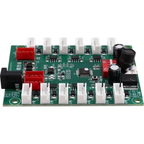 Placa de control de taquilla inteligente de 12 vías 485 Communication Express para cerradura de taquilla electromagnética (1/5)