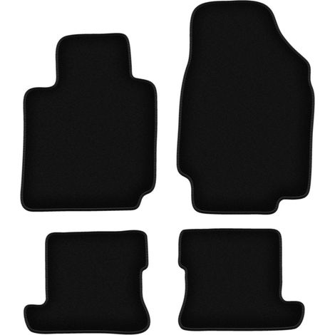 BASIC schwarze Veloursmatten für: Nissan Micra K12 CC Cabrio (2003-2010) (1/5)