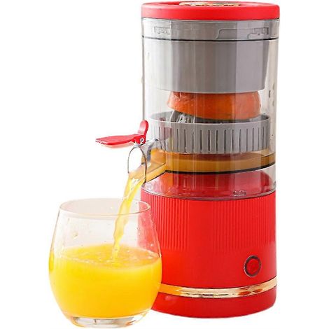 Extracteur de jus domestique, extracteur de jus séparable et portable, mini blender multifonction rouge (1/5)