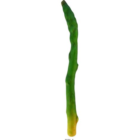 Asperge verte artificielle superbe de réalisme L 24cm, D 2cm, 10g (1/2)