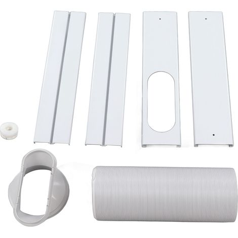 Abluftset für tragbare Klimaanlagen, universelle Fensteradapterplatte, Dichtung für 150mm/130mm Schlauch, tragbares Belüftungsset. (1/5)