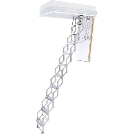 Roto Scherentreppe Ecco bis 275cm Raumhöhe 120x60cm Rohbaumaß