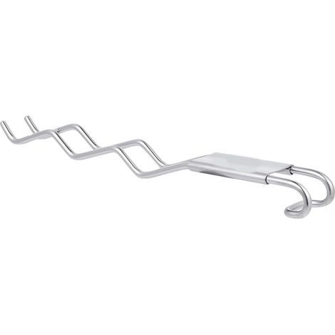 aus Edelstahl Leicht and Einfach zu Tragen mit Grillnetzclip (1/5)
