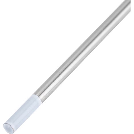 10 Zirkonium-Wolfram-Elektroden, polierter Wolframstab, WZ8, weiß. (1/5)