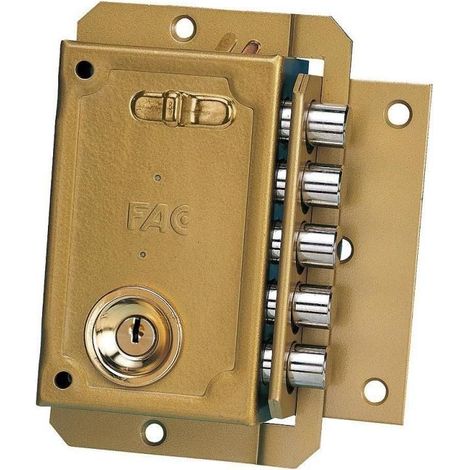 Cerradura sobreponer FAC S-90 pintada Derecha (1/2)