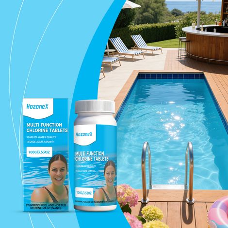 Lingettes multifonctionnelles pour le nettoyage quotidien de la piscine et l'élimination des taches  pratiques et faciles à utiliser – 100 g -- DTEKGAZ (1/5)