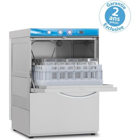 Lave verre professionnel avec affichage digital - panier 350 x 350 mm - Elettrobar