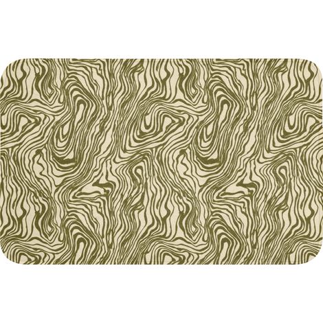 ALFOMBRILLA DE BAÑO Abstracto - Mármol - Verde 80x50 cm