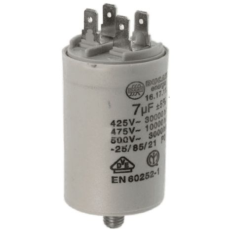 Condensateur de démarrage pour lave-linge – Compatible CANDY – Matériau : plastique – Référence : 416171164 (1/3)