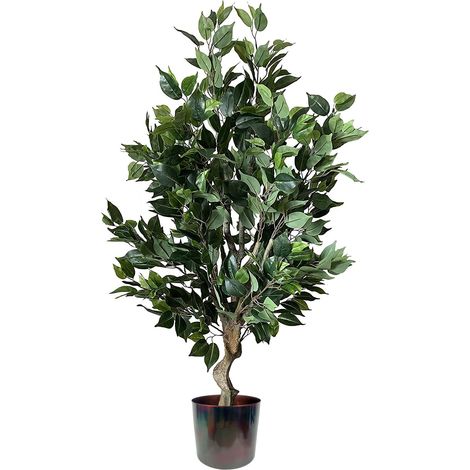 100cm Premium Artificial Ficus Twist Tree Multicolour Planter (1/5)
