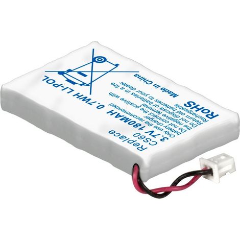 Bateria Litio CS60 PLANTRONICS 3,7V 180mAh (1/2)