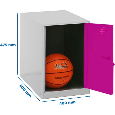 simonrack Mini cassettiera metallo rosa 47,5x40x50 cm