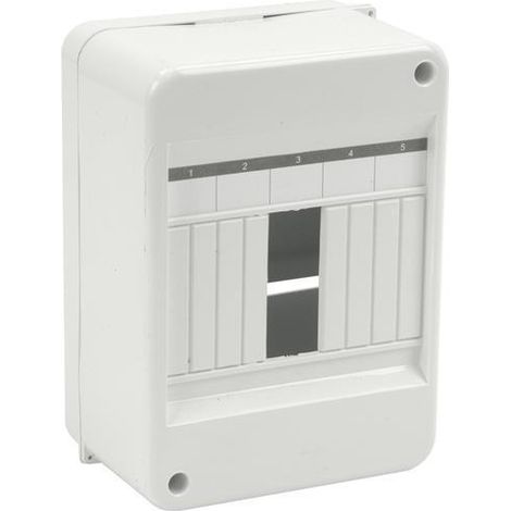 Aufputz-Verteiler RNO 5 1x5